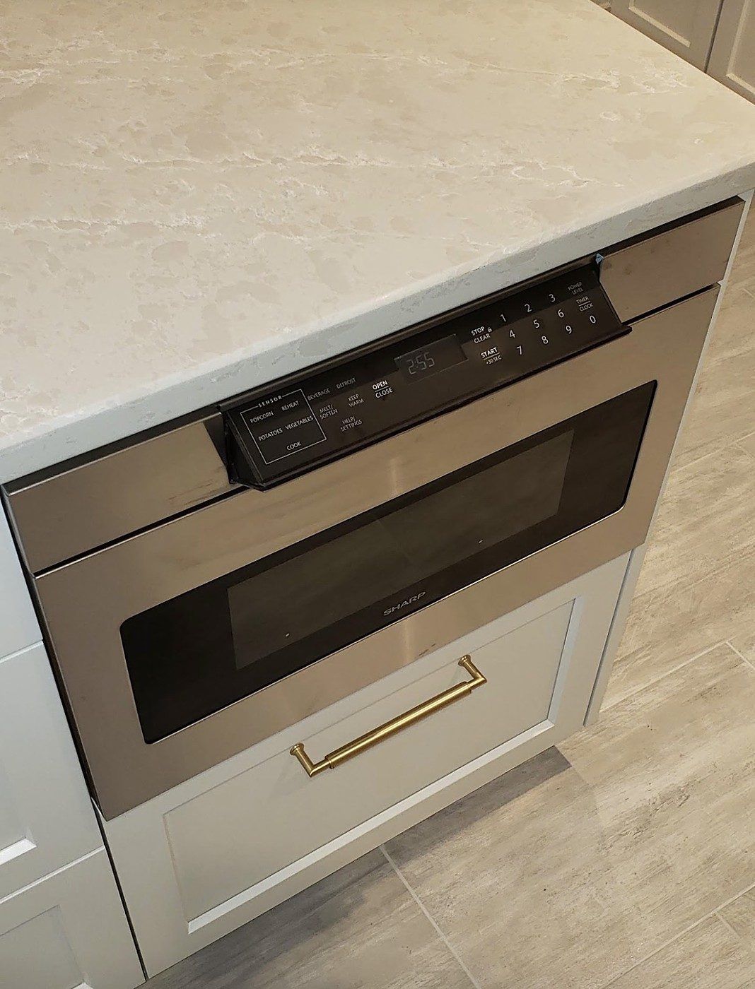 Microwave drawer